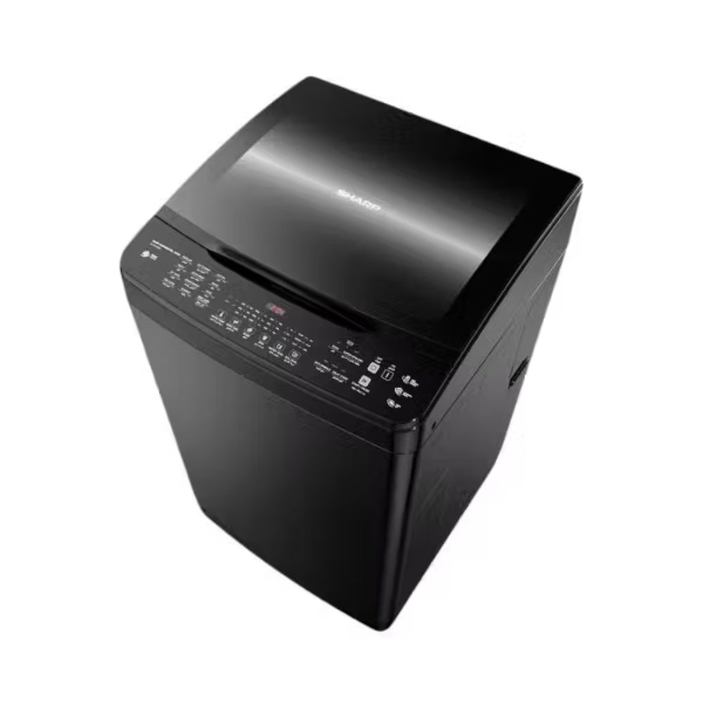 Sharp Washing Machine Top loading Inverter 15 Kg Black ES-TD15GBKP. Sharp Washing Machine Top loading Inverter 15 Kg Black ES-TD15GBKP.